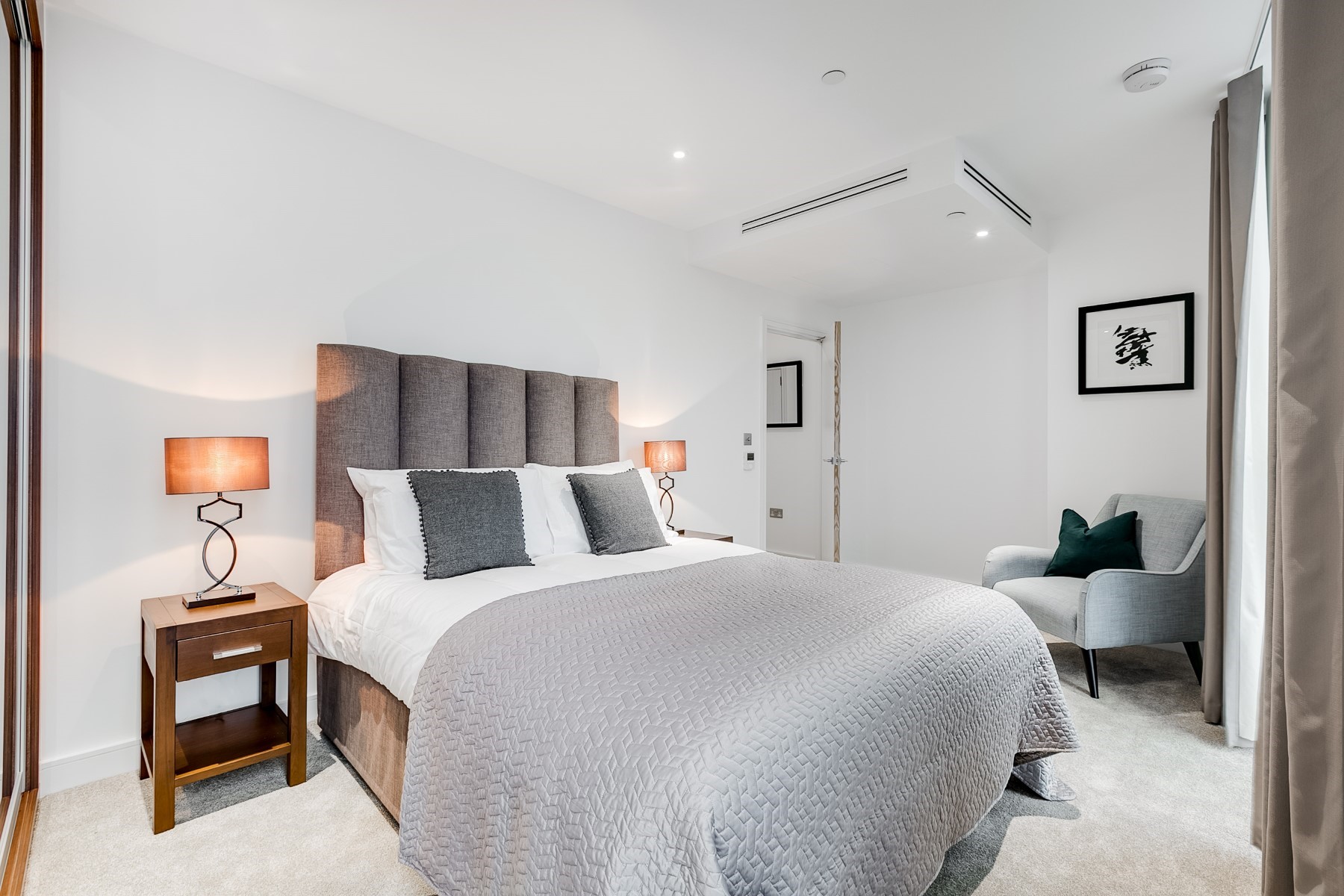 Bedroom, One Bedroom Apartment | Nine Elms Point | MyLo London
