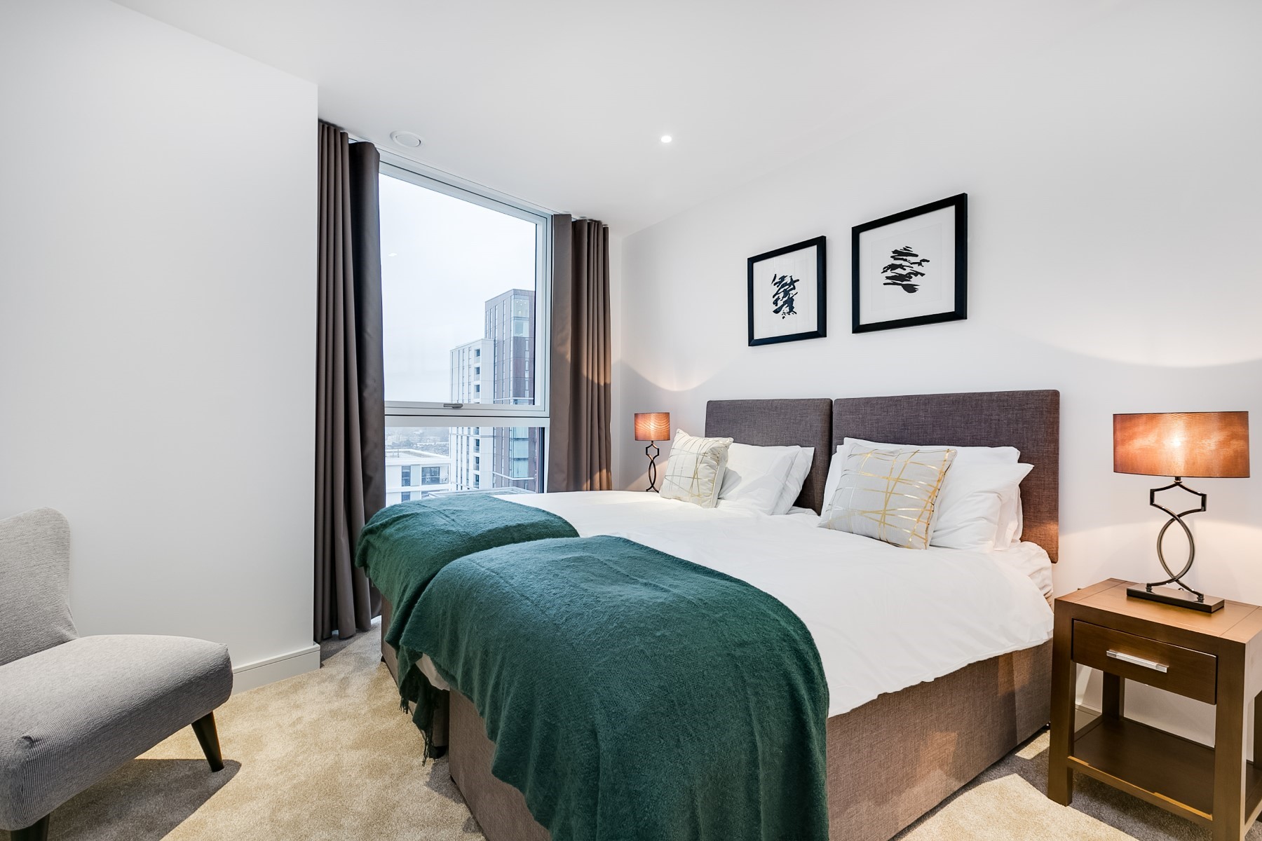 Bedroom, 2 Bedroom Apartment | Nine Elms Point | MyLo London