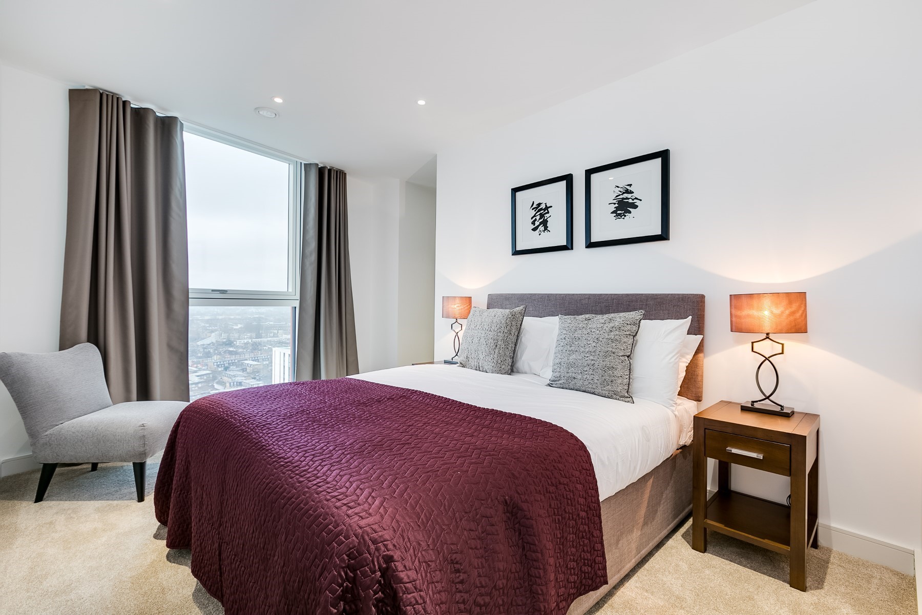 Bedroom 2, 3 Bedroom Apartment | Nine Elms Point | MyLo London