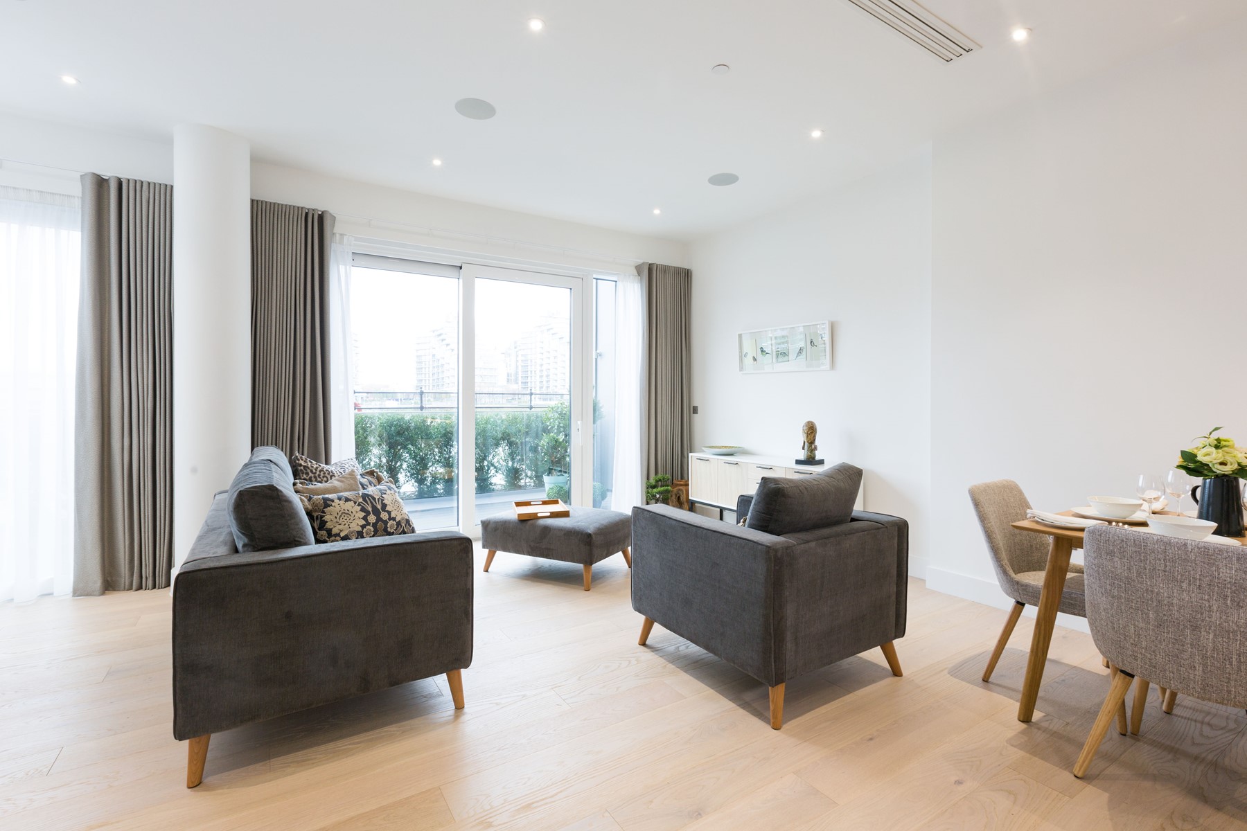 MyLo Fulham Two Bedroom Apartment Open Plan Lounge